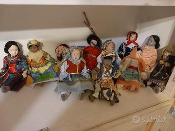 bambole in ceramica da collezione 
