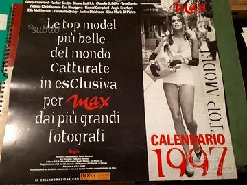 Calendario Max 1997 top model