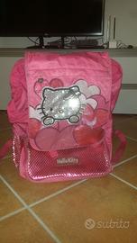 ZAINO HELLO KITTY Con Paillettes Scuole Elementari