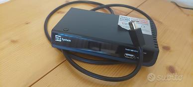 Decoder TeleSystem DVB T2 con registratore