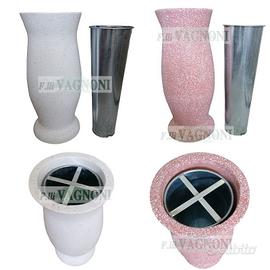 Vaso fiori + vasca per casa cappellina cimitero