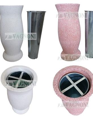 Vaso fiori + vasca per casa cappellina cimitero