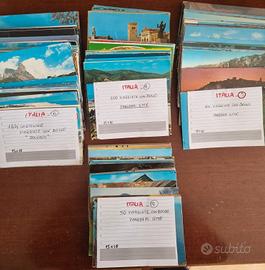 Cartoline italiane viaggiate con bollo 