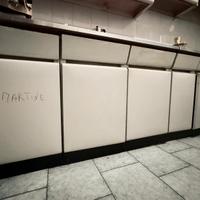 Credenza cucina o laboratorio in ferro smaltato