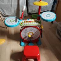 batteria giocattolo bambini