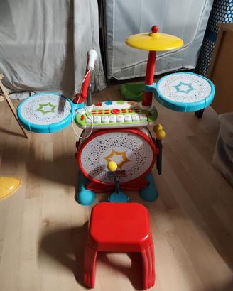 batteria giocattolo bambini