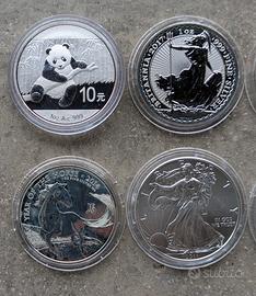 Monete in argento puro 1 oncia (31.1 grammi)