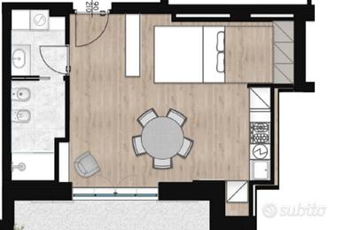 Via piol a rivoli : monolocale libero