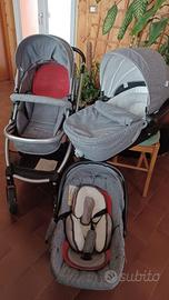 TRIO GIORDANI COLORE GRIGIO  - FINE UTILIZZO