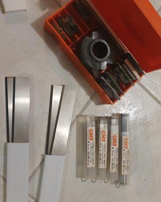 TOUPIE, set coltelli pialla, frese a denti dritti