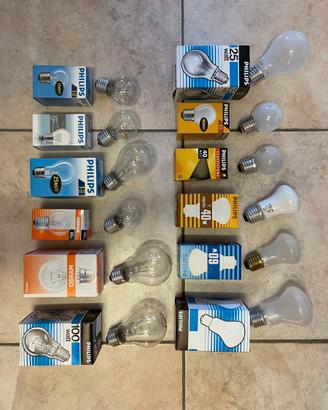 Philips Osram lampadine incandescenza E27