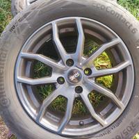 Cerchi in lega e gomme 205/60 R16 FORD Ecosport