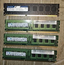 Memorie RAM DDR3 1333MHz 2 e 8 GB