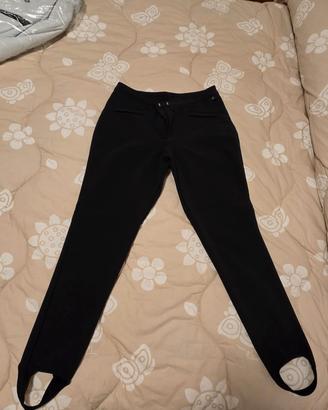 Pantaloni leggins donna taglia 48 Tonini neri