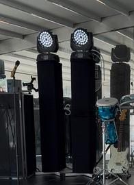 wash led 36 coppia con vonix  e teli con baule