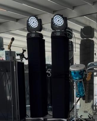 wash led 36 coppia con vonix  e teli con baule