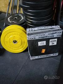 Dischi Bumper KingsBox Royal Color 15 kg coppia