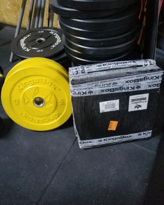 Dischi Bumper KingsBox Royal Color 15 kg coppia