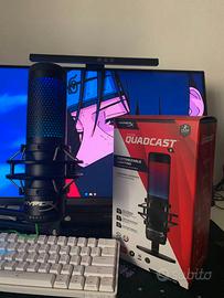 Microfono HyperX QuadCast S RGB – come nuovo