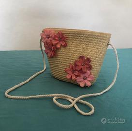 Borsa estiva con fiori
