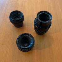 3 Lenti Vintage Kiev-16U +Adattatore Micro 4/3 MFT