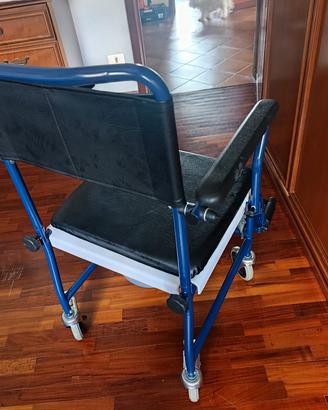 sedia Comoda wc con ruote - pari a nuovo 
