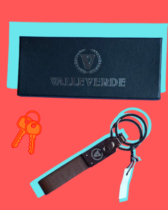Portachiavi Valleverde uomo, nuovo con confezione