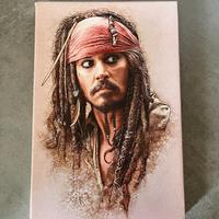 Poster su tela Johnny Depp 20x30 cm
