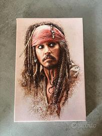 Poster su tela Johnny Depp 20x30 cm