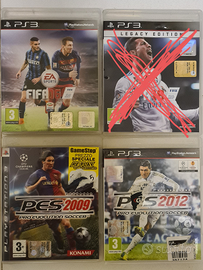 Ps3 giochi fifa 16 18 pes 09 12