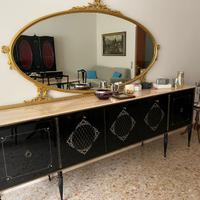 Console/madia vintage con specchio