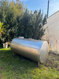 Serbatoio acciaio inox 800 lt