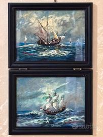 2 speldidi Quadretti  di Renato  Sori - mariner