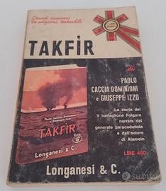 Libro Takfir Paolo Caccia Dominioni Guerra Vintage