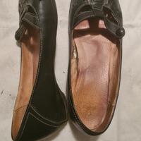 scarpe senza tacco nere BATA FLEXIBLE n.39