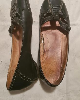 scarpe senza tacco nere BATA FLEXIBLE n.39