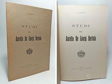 STUDI SU AURELIO DE GIORGIO BERTOLA - 1914