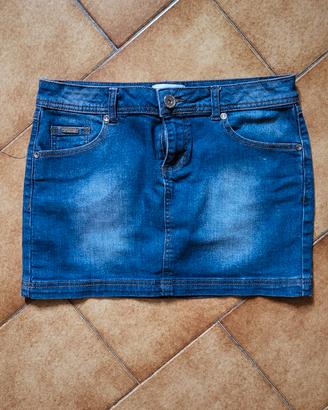 minigonna jeans