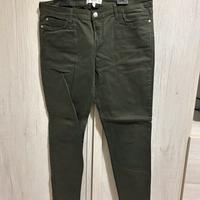 Mango - Pantalone elasticizzato verde tg.46