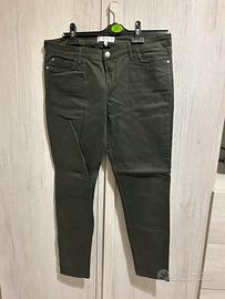 Mango - Pantalone elasticizzato verde tg.46