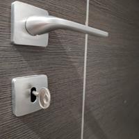 2 porte colore wenge con inserto in alluminio