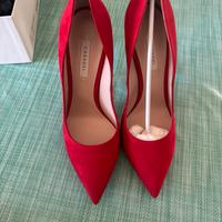 Scarpe Casadei Blade originali camiscio chianti