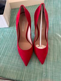 Scarpe Casadei Blade originali camiscio chianti