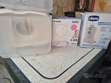 sterilizzatore telecamera e scalda biberon 