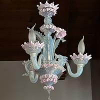 Piccolo lampadario di murano vintage