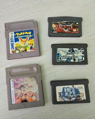 lotto giochi game boy e game boy advanced