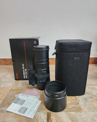 Sigma 150‑500mm f/5-6.3 DG OS HSM – Attacco Canon