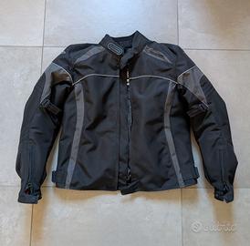 Giubbotto moto Prexport con protezioni interne