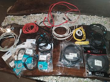 Set misto cavi di rete Cat. 5e/6 e flat