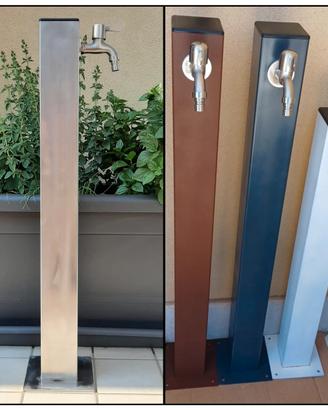 Fontana da giardino inox oppure colorate 